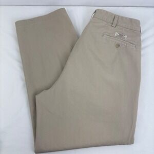 Polo Ralph Lauren Hammond Men's Khaki Pleated Chino Pants Mens 35x32 (32x27.5)